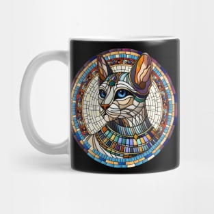 Egyptian Cat -Mosaic Art Mug